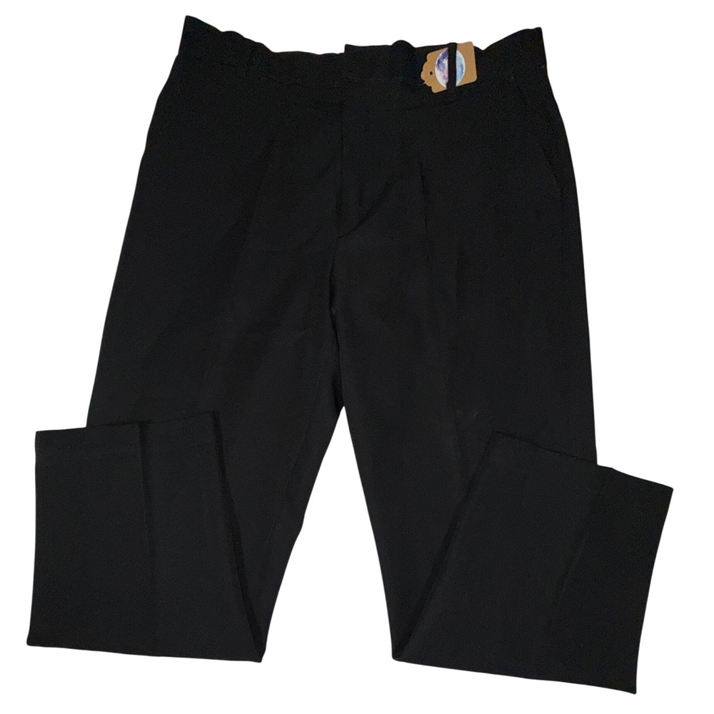 Levi Strauss & Co Action Slacks Dress Pants Mens 36x29 Black Dacron Polyester